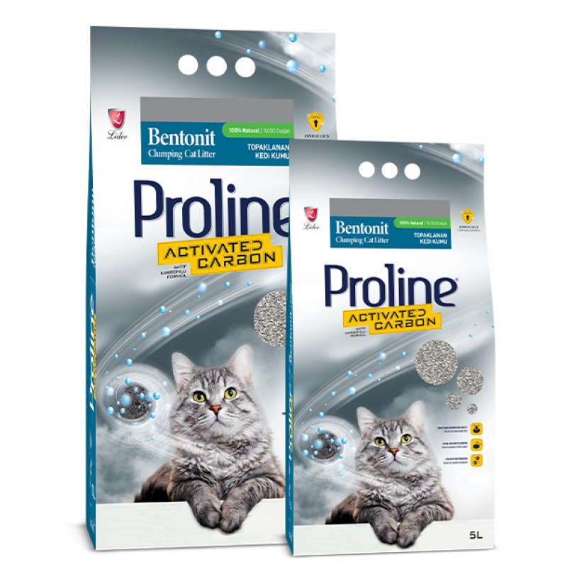 Proline Aktif Karbonlu Kedi Kumu